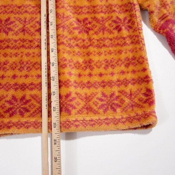 Vtg 90s Talbots Petites Fleece Sweater Womens Medium 1/4 Zip Jacket Made in USA - Picture 10 of 13
